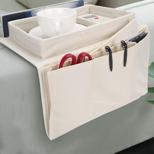Organizador de reposabrazos de sofá impermeable para evitar manchas y caídas 4