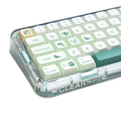 Touches de jardin botanique XDA haut de gamme en PBT durable pour customiser un clavier mécanique
