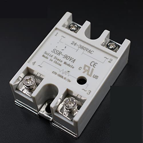 Relais statique SSR-90VA 90A à commutation silencieuse et haute tension AC