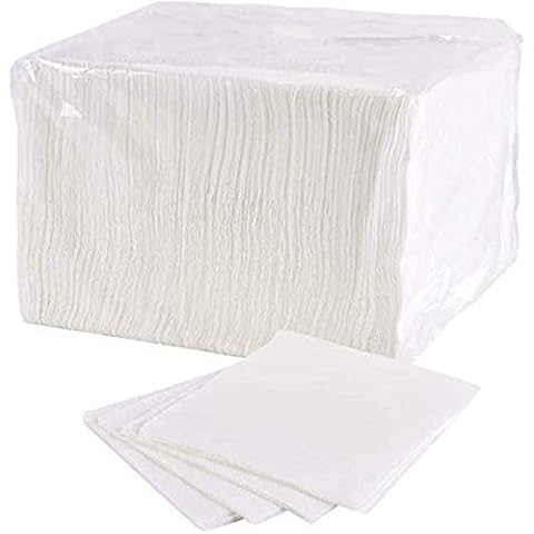 Elegant Lunch Napkin 500 Lunch Napkin 1 Ply Pack of 500, White Cover