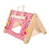 Adorable maison for rats : ce nid ne prend pas trop de place dans la cage, mais lui offre néanmoins beaucoup d'intimité et d'espace.