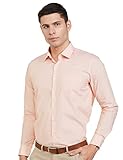 Van Heusen Men's Slim Fit Shirt (VHSFRSLBF62178_Orange 42)