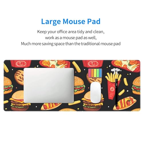 Tapis de souris de jeu imprimé burger idéal pour un setup de bureau fun - 5