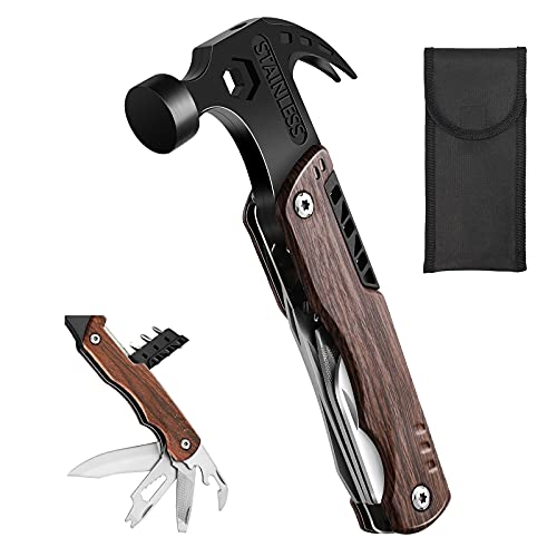 Multitool Hammer, Gifts for Dad from Daughter Son Kids Fathers Day, 12