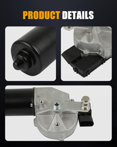 Image of ROADFAR Front Windshield Wiper Motor Replacement for 2010-2012 for Mercedes-Benz for GL350,2006-2007 for Mercedes-Benz for ML500 1648202442;1648201742;1648200240;164642940 Wiper Motor 4 Pins