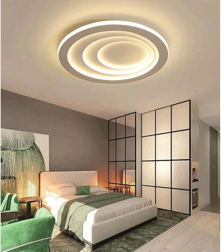 Plafonnier LED rond 68W encastrable de 50cm avec intensité variable - 3