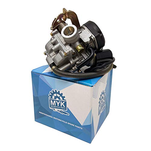Premium Myk Carburetor 50Cc 80Cc 4 Stroke Gy6 Engine 139Qmb 139Qma 50Qt W Electric Choke And Fuel Filter #TOP4