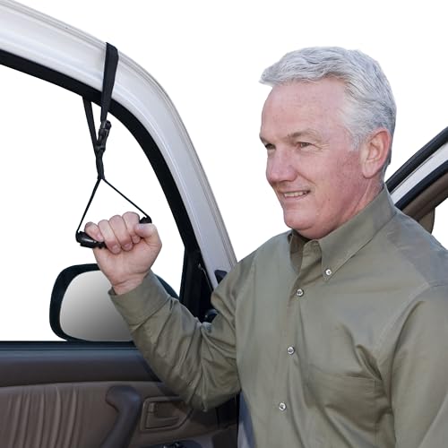 Able Life Auto Assist Handle, Portable Vehicle Support-Handle for Easy Sit-to-Stand Assistance, Car Door Lift-Assist Adjustable Strap with Rubber Grip for Adults, Seniors, and Elderly