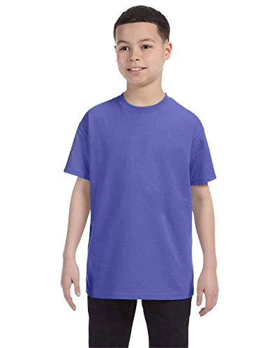 Jerzees Youth 5.6 oz. DRI-POWER ACTIVE T-Shirt, Violet, X-Small