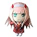 QMJHHW Darling in The Franxx Anime Figura Zero Due Peluche Cuscino Bambola Giocattolo Farcito Peluche Gioco Cosplay Anime Room Decor 7.8 Pollici