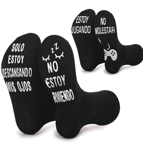 HNTCSR 2PZAS Calcetines Mujer Hombre, Divertidos con...