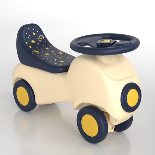Image of Lifelong Cuppy Little Joy Ride On Car for Kids 1-5 Years - Vintage Push Car Toy, Sturdy Wheels, Wide Seat, BIS Certified, Ready to Ride, No Assembly, No Battery Needed (LLCSSR01)