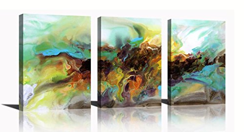 Abstract Wall Art Marble Texture Canvas Prints Decor for Home Office Decoration (M, A04)