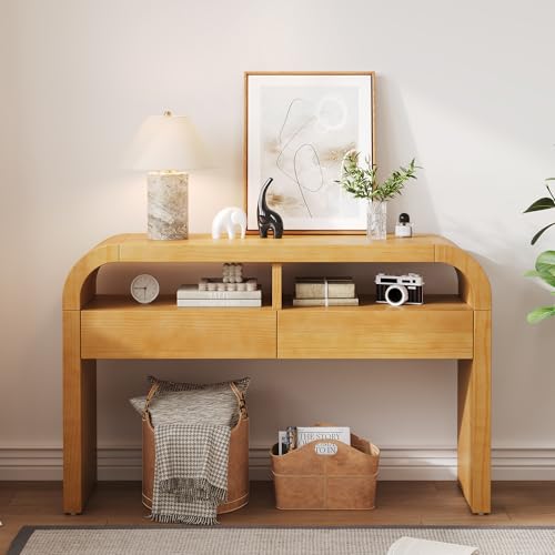 Mesa consola para pasillo y entrada que organiza tu hogar con estilo natural 4