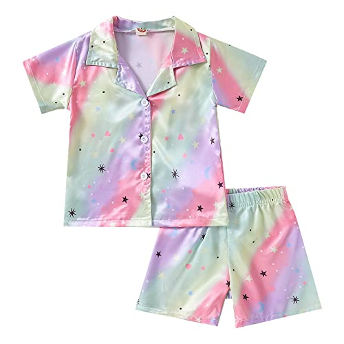 Lykmera Infantil Infantil Bebê Unissex Primavera Verão Floral Algodão Colorido Manga Curta Shorts Ro
