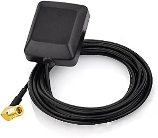 Eightwood Mini Satellite Radio Antenna SMB Female Right Angle Connector Compatible with Sirius