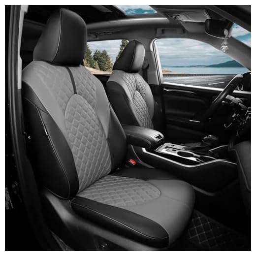 FEINEPRO Custom Faux-Leather Seat Covers Set