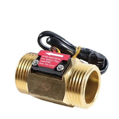 Capteur de débit d'eau DN25 YF-B10 G1 DC3.5-24V pour réseau industriel