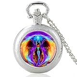 Diese Taschenuhr hat ein einzigartiges Muster auf der Oberfläche, das sie besonders und attraktiv macht;