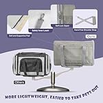 Prodigen Cat Carrier Dog Carriers for Small Dogs Soft Slided Airline Approved Collapsible Pet Travel Carrier, Small (16.3" L x 11.8" H x 12.4" W) - Image 3