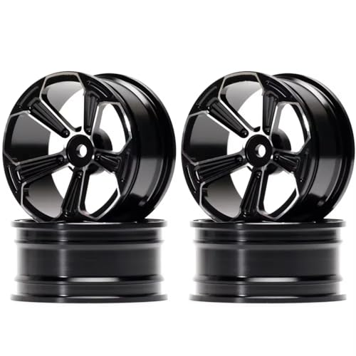 RC�z�C�[���n�u For Sakura For Tamiya For Traxxas For Hsp For Hpi For Kyosho For RedCat 1/10 4PCS ���^�� 5 �X�|�[�N�z�C�[�� �n�u���� RC �I�����[�h �h���t�g�J�[�A�N