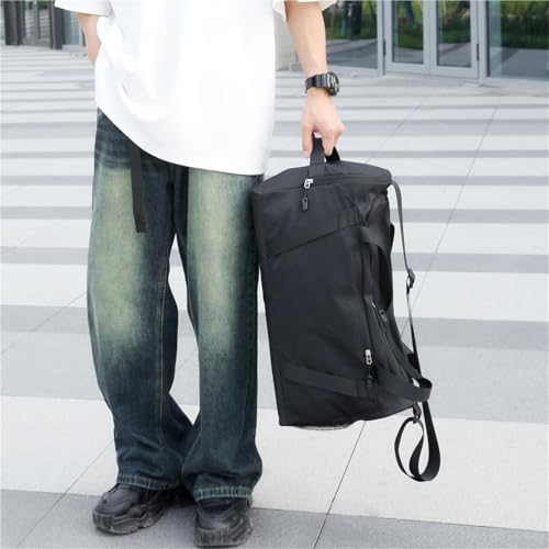 Travel Bag Large Capacity Short Distance Suitcase Fitness Sports Training Bag Wet And Dry Separation(Pink)3