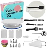 Chumix Plato Giratorio Para Tartas, Base Giratoria Tartas de 28 cm