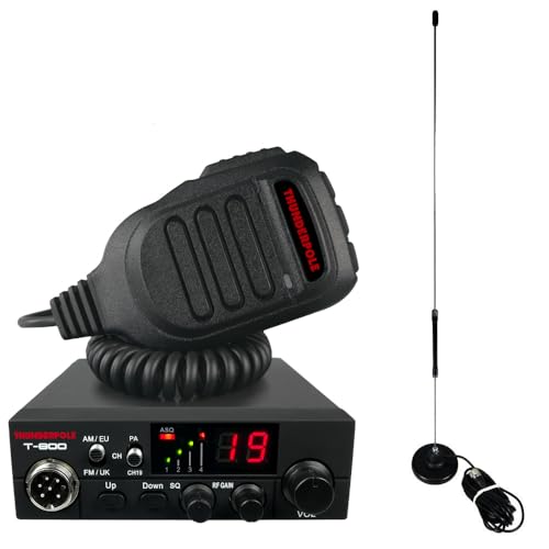 CB Radio Kit | Thunderpole T-800 + Apollo Mag Aerial | 12v AM/FM CB Radio & Antenna Pack