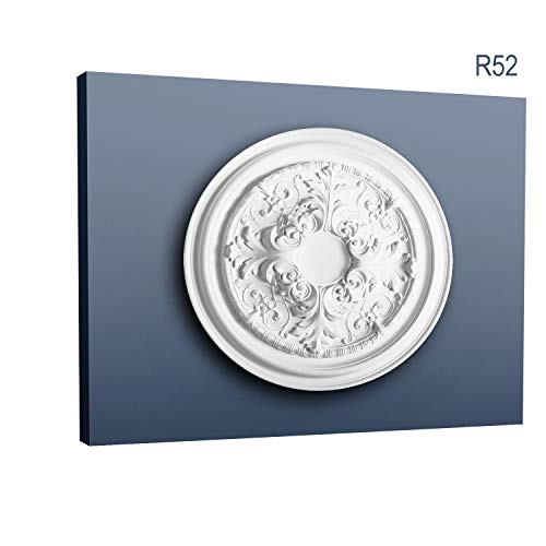Rosetón Orac R52 plafón de techo de poliuretano de 69,5 cm x 4,8 cm 3