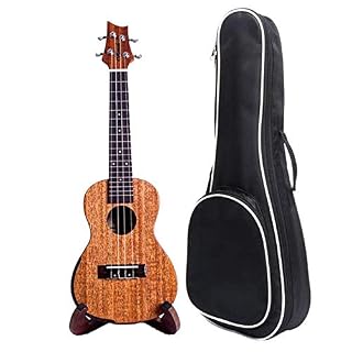 Ukulélé de concert élégant bois d’acajou Uke Hawaii guitare pour enfants 23 pouces Ukulélé de concert avec sac de… - Les Beatles, Paul McCartney, John Lennon, RIngo Starr, George Harrison
