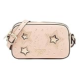  Guess Bolso bandolera de piel sintética, rosa, Talla única