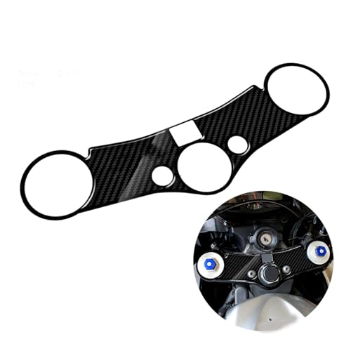 Protection Té de Fourche CBR600RR évite les rayures de clés aspect carbone 3D - 3
