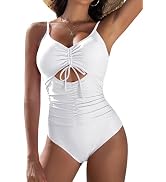 Pink Queen V-Neck Tummy Control One-Piece Swimsuit
