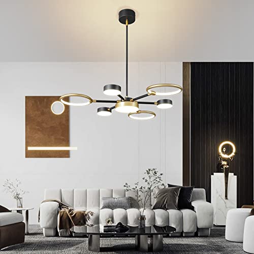 Suspension moderne noir et or pour illuminer votre cuisine - 3