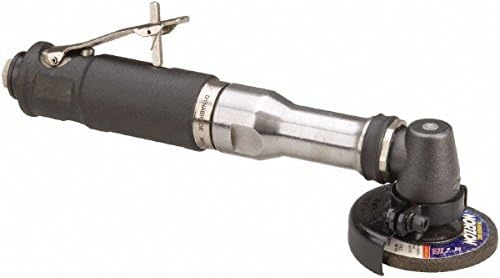 Dynabrade 54785 3" (76mm) Dia. Extended Right Angle Type 27 Depressed Center Wheel Grinder, .7 hp, 18,000 rpm, Steel