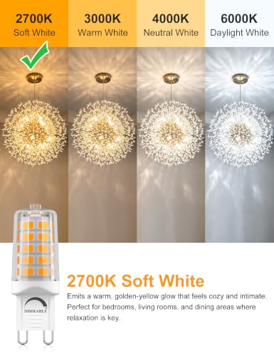 Image of BAOMING G9 LED Bulb 2700K Dimmable 24packs