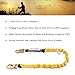 WELKFORDER 6-Foot Shock Absorber Stretchable Safety Lanyard with Double Snap Hook Connectors ANSI Z359.13-2013 Compliant Fall Protection Equipment