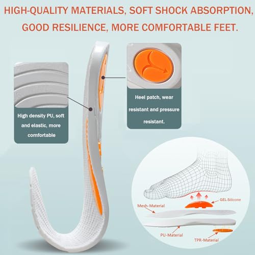 Plantillas supinadoras unisex con soporte ajustable para arco miniatura 5