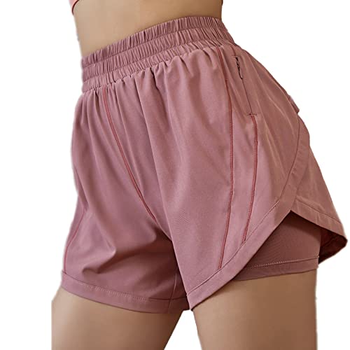 QTZTZ Pantalones Cortos Deportivos para Mujer Pantalones Cortos para Correr Pantalones Cortos De...