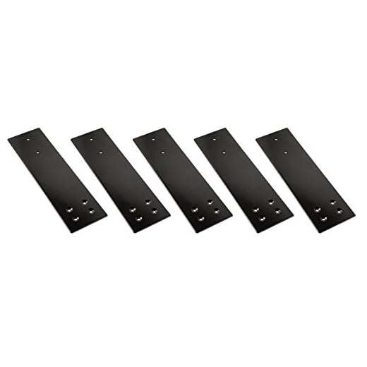 Fastcap - 3-1/2 tum x 12 tum snabbstöd för granit bänkskiva - 300 pund lastkapacitet Pack Of 5 Svart