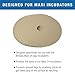 Brinsea Corrugated Cardboard Hatching Mat for Maxi Egg Incubators, Textured Disposable Hatch Floor Covering to Improve Chick Surface Grip, Easier Cleaning, Pack of 6 Mats