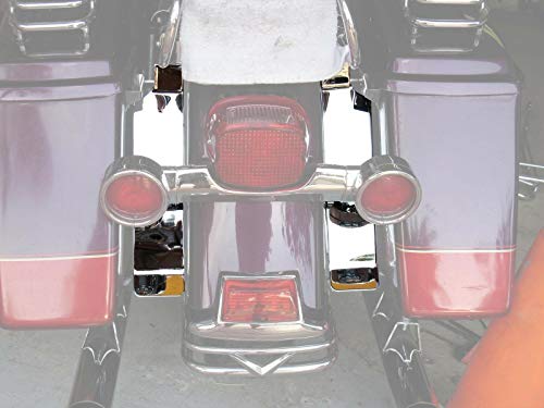Accesorio para motocicleta: relleno para guardabarros y alforjas, tiras sólidas compatibles con Harley Touring Electra Glide 1993-2008, color negro miniatura 2