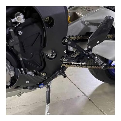 Repose-pieds arrière CNC carbone moto YZF R1 R1M commande commande reculée - 3