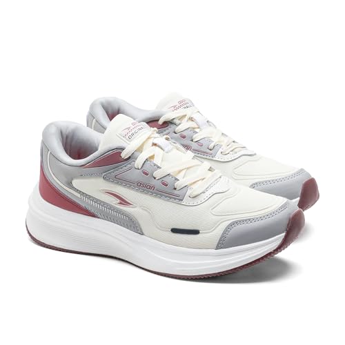 Image of ASIAN Olivia-13 Women's Running Shoes | Knit Mesh Walking Sneakers with Stylish Design, Bouncy Midsole & Steady Outsole | Lightweight Comfort, Travel & Work