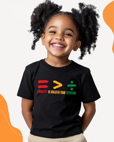 Juneteenth Shirt for Toddler Boys Girls Kids Freedom Day Shirts 1865 Black History Tee Tops, 2T-8Y3
