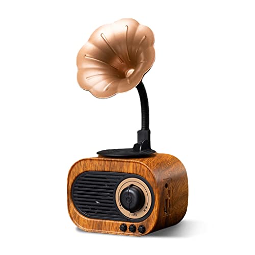 Altavoz Radio Retro Vintage Forma Gramófono miniatura 1