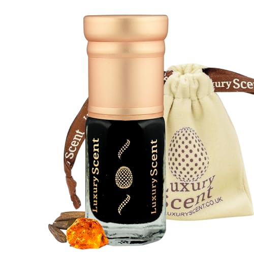 Perfume Oil Deer Musk Dip-Stick 3ml – Long Lasting Alcohol Free Arabian Attar – Premium Quality Unisex Fragrance with Deep Animalic Musky Amber Agarwood Notes for Men and Women by Luxury Scent