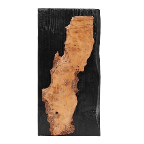 Modern Rustic Wood Wall Decor – Handcrafted Natural Pine Wood Wall Art, Farmhouse Style Hanging for Living Room, Bedroom or Office