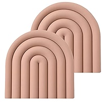 Monomono Lot De 2 Dessous De Verre Esthétiques Et Colorés, Motif