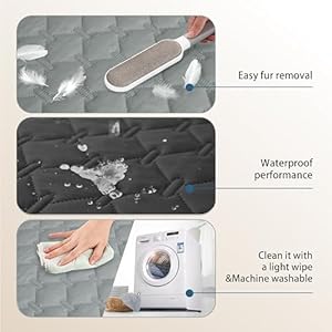 gogobunny-100-Double-Sided-Waterproof-Dog-Blanket-Soft-Pet-Bed-Cover-Reversible-Protect-Furniture-Couch-Sofa-Car-for-Puppy-Large-Dog-Cat-Dark-CharcoalLight-Charcoal-52x82-Inch-Pack-of-1 - Cucciolini Doodles   gogobunny-100-Double-Sided-Waterproof-Dog-Blanket-Soft-Pet-Bed-Cover-Reversible-Protect-Furniture-Couch-Sofa-Car-for-Puppy-Large-Dog-Cat-Dark-CharcoalLight-Charcoal-52x82-Inch-Pack-of-1